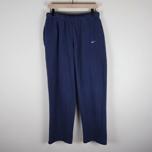 Vintage Y2K Nike Gray Tag Essential Sweatpants Navy Blue Medium Waist 26"